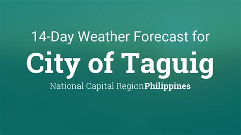 taguig weather tomorrow|Hourly forecast for City of Taguig, Philippines .
